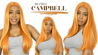 Bobbi Boss Synthetic Hair Hd Lace Front Wig - Mlf903 Campbell --/Wigtypes.Com