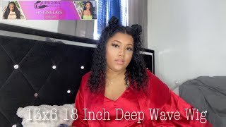 Install And First Review Of 13X6 18 Inch Deep Wave Hd Lace Wig Ft Upiguilk Hair