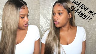 Watch Me Slay $40 Blonde Lace Front Ft Kryssma Wig Amazon| For Beginners