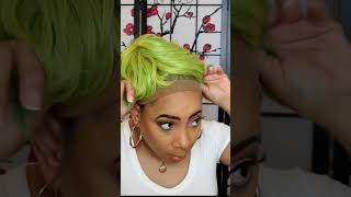 Sexy Halloween Neon Green Hair| Vivica Fox Synthetic Hair Everyday Wig Aw Rio| Beauty Thru Her Eyes