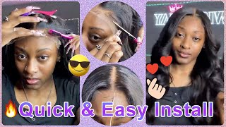 Undetectable Hd Lace: Body  Lace Closure Wig Review | Bleach Knots Ft.Wigmy Hair