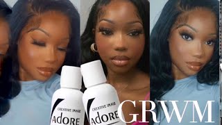 Grwm+ How To Dye Your Wig Jet Black Using Water Colour Method