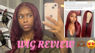Amazon Wig Review ! Burgundy