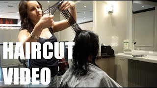 Haircutting Tutorial: Shoulder-Length Haircut & Refreshed Layers & Beach Waves On Medium Length Hair