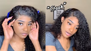 Watch Me Install This Brazilian Kinky Curly Transparent Lace Front Start To Finish Ft. Vshow Hair