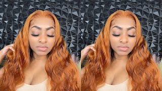Affordable Curly Copper Ginger Wig By Alibonnie Hair