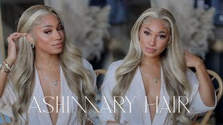 Watch Me Install A Pre Colored Ash Blonde Wig Ft Ashimary Hair Company