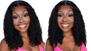 Must Have* $100 Deep Wave Amazon 18" Transparent Lace Wig  (Step By Step) Install | Ft. Unice H