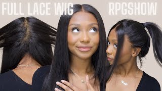 Full Scalp Lace Wig | No Glue Needed & Save Your Edges | Ft. Rpgshow