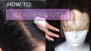 How To: Bleach The Knots On Lace Front Wig Ft. Lavy Hair  | Kandi G.