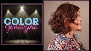 Color Spotlight | Envy Chocolate Cherry On The Isabella Wig | Deep Rich Burgundy Auburn!