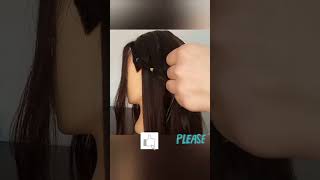 Hairstyle Quick And Easy Medium To Long Hair #Shorts #Viral