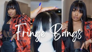 Wednesday Addams: Fringe Bang On A 5X5 Lace Closure Wig