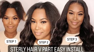 Sterly Hair V Part Body Wave Wig Review And Tutorial