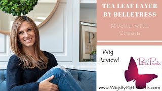 Wig Review:  Tea Leaf Layer By Belle Tress In Mocha With Cream