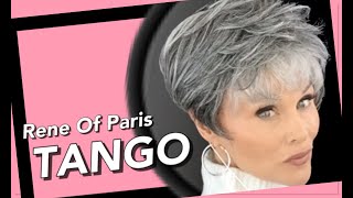 Rene Of Paris Tango Wig Review | Canyon Stone | Cute Styling! | Unique Style & Gray Color!