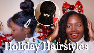 How To Create Simple Effortless Holiday Inspired Hairstyles