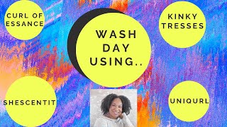 Wash Day Using Opulent Hair Essentials, Curl Of Essance, Kinky Tresses, Shescentit And Uniqurl!