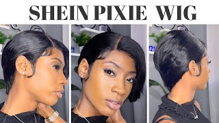 Shein Pixie Cut Lace Wig Review || 13*1  Human Lace Wig