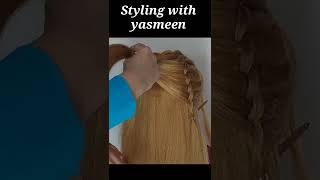 Elegance Unique Wedding Hairstyle For Medium Hair #Hairstyle #Trending #Shorts #Ytshorts #Viral
