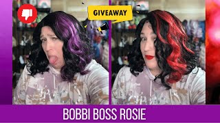 **Wig Giveaway** Execution Of The Style Is Not There  Bobbi Boss Mlf649 Rosie Wig Review