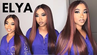 Straight 2 It!! Outre Synthetic Hair Hd Lace Front Deluxe Wig - Elya