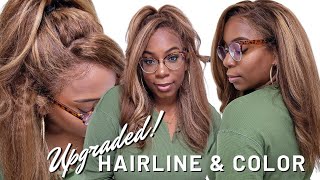 New Color *Upgraded* Hairline Natural Texture Kinky Straight Hair *Detailed* Wig Install Nadula Hair