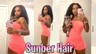 How Bomb Kinky Curly Wig Ft. Sunber Hair Gamed The System| Giving Native Hair