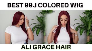 Best 99J Colored Wig Ft Ali Grace Hair
