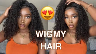 Must-Have 13X4 Afro Kinky Curly Lace Frontal Ft. Wigmy Hair | Onlynjk