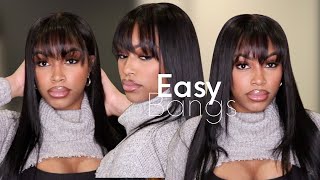 Detailed Beginner Friendly Bangs! | *Start To Finish* Hd Lace Wig Install Ft Nadula Hair