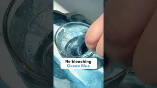  Dyeing Charming "Ocean" Blue Color Wigs | Human Hair Extensions | Hairstyle #Shorts
