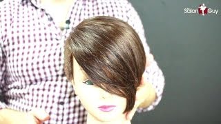 Celebrity Short Haircut Demo - Michelle Williams
