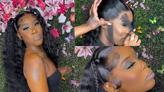 Melted Hd Water Wig Install| Two Ponytails Style | Tinashe Hair