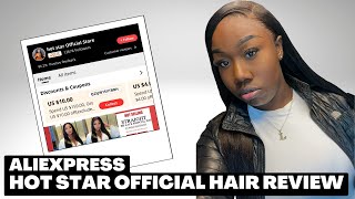 Aliexpress Hot Star Official Wig Initial Review | Affordable Wig | Unboxing & Install