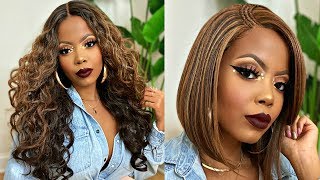 Yes Color & Texture! | It'S A Wig Lookbook |Affordable Wigs Install Style & Transformation Tast