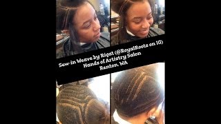 Sew-In Weave W/ Zury Indian Remy Wet And Wavy Jerry Curl Hair