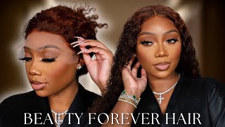 Jerry Curly Brownish-Red Hair | Beauty Forever Hair | Tamara Renaye