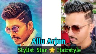 Best Medium Hairstyle For Boys / Haircut & Hairstyle Trend 2019 / Allu Arjun Hairstyle #150