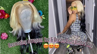 Recreating Arrogant Taes & Dream Doll Ombre Blonde & Black Wig: Arrogant Tae Inspired!  #Ombrewig