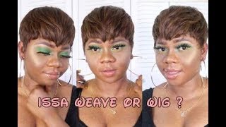 Quick Pixie Cut Wig Using Outre Velvet Tara 2.4.6 (Very Detailed)