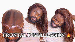 Beginner Friendly  Wig Installation | How To Install Frontal On Yourself