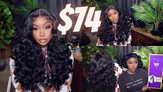 Girl, This Wig Is $74!!  Sensationnel Butta Lace Human Hair Blend - Curly Body 26 Inch