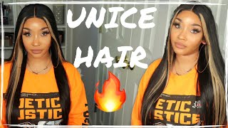 Wig Show & Tell: 24 Inch Straight Blonde Highlighted Wig| Ft. Unice Hair