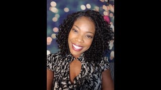 Sensationnel Kinky Curly Lace Front Wig