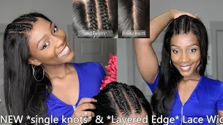 Is Bleaching Knots On Lace Frontal Wig Necessary? New *Single Knots* & *Layered Edge* |Xrsbeautyhair