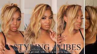 This Color Blonde Highlighted Lace Frontal Wig Install!! Ft. Yolissa Hair