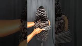 How To Correct Comb Curly Human Hair Wigs Must Keep Hair Wet #Curlywigs #Curlyhumanhairwig#Wigsales