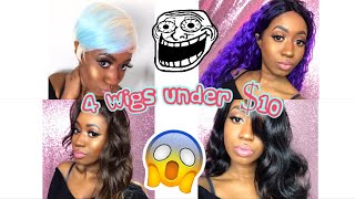 Cheap Af Wigs Under $10!!! You Gotta See This!