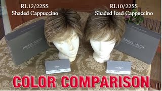 Raquel Welch Wigs Shaded Cappuccino And Iced Cappuccino | Color Comparison